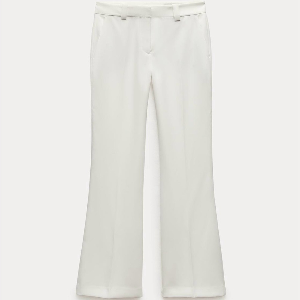 Tailored White Dress Pants / Trousers